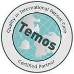 Сертификат качества медицинских услуг TEMOS DE